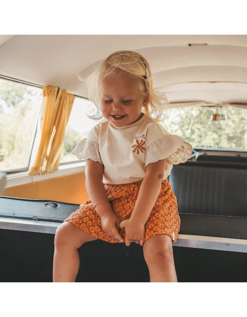 Your Wishes Baby & Peuter kleding Your Wishes meisje Shirt Broderie - White Swan