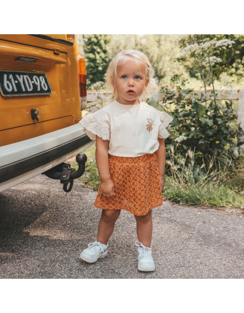 Your Wishes Baby & Peuter kleding Your Wishes meisje Shirt Broderie - White Swan