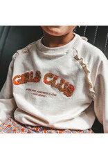 Your Wishes Baby & Peuter kleding Your Wishes meisje Sweater - Girls Club - White Swan