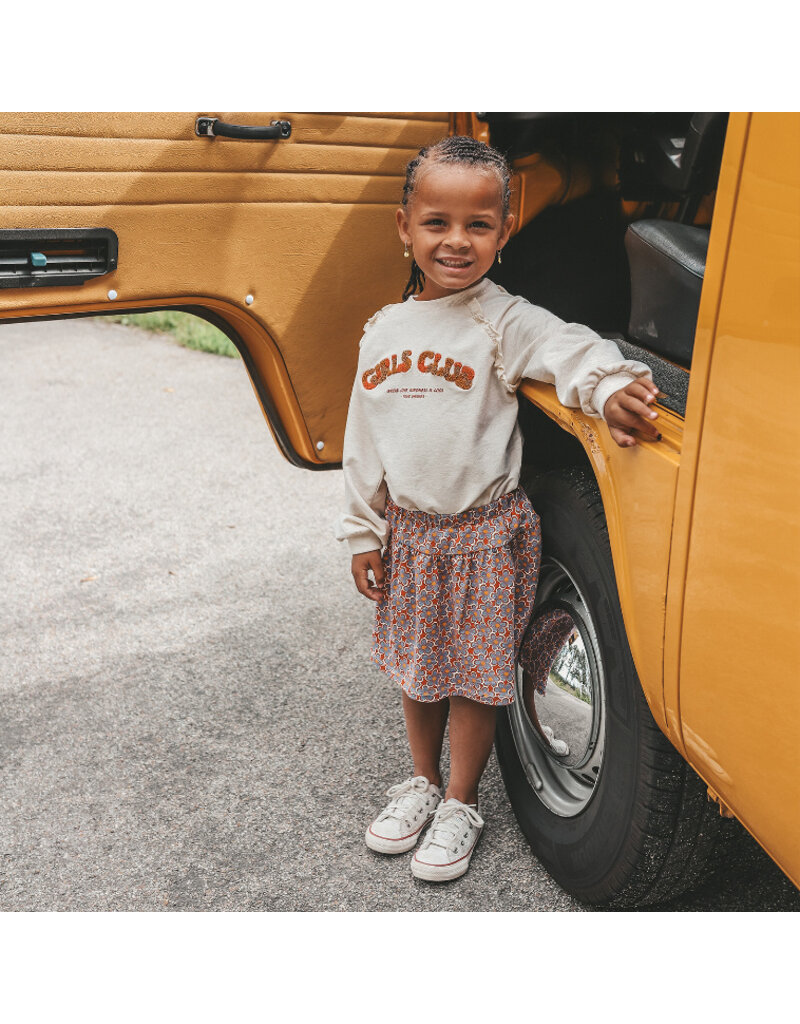 Your Wishes Baby & Peuter kleding Your Wishes meisje Sweater - Girls Club - White Swan