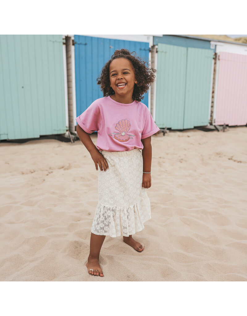Your Wishes Baby & Peuter kleding Your Wishes meisje T-shirt cropped - Orchid Haze