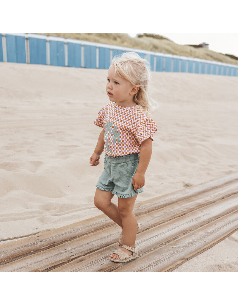 Your Wishes Baby & Peuter kleding Your Wishes meisje Ruffle Shirt - Mini Check