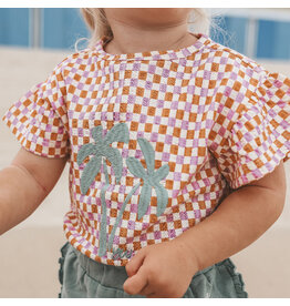 Your Wishes Baby & Peuter kleding Your Wishes meisje Ruffle Shirt - Mini Check