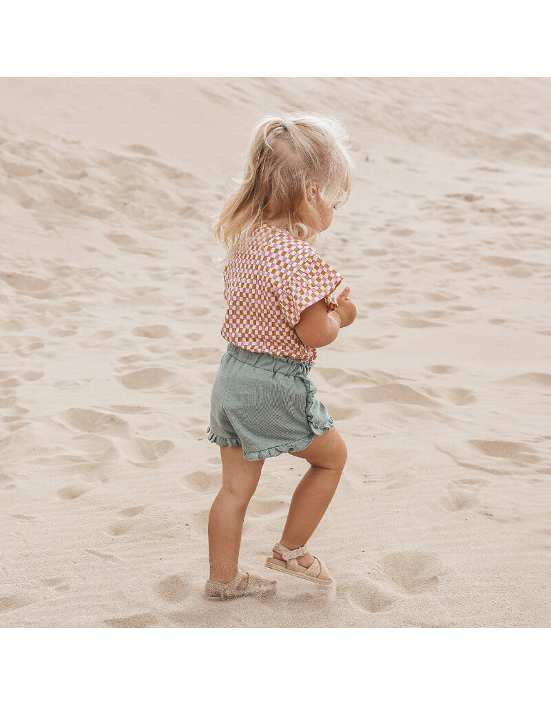 Your Wishes Baby & Peuter kleding Your Wishes meisje Ruffle Shirt - Mini Check