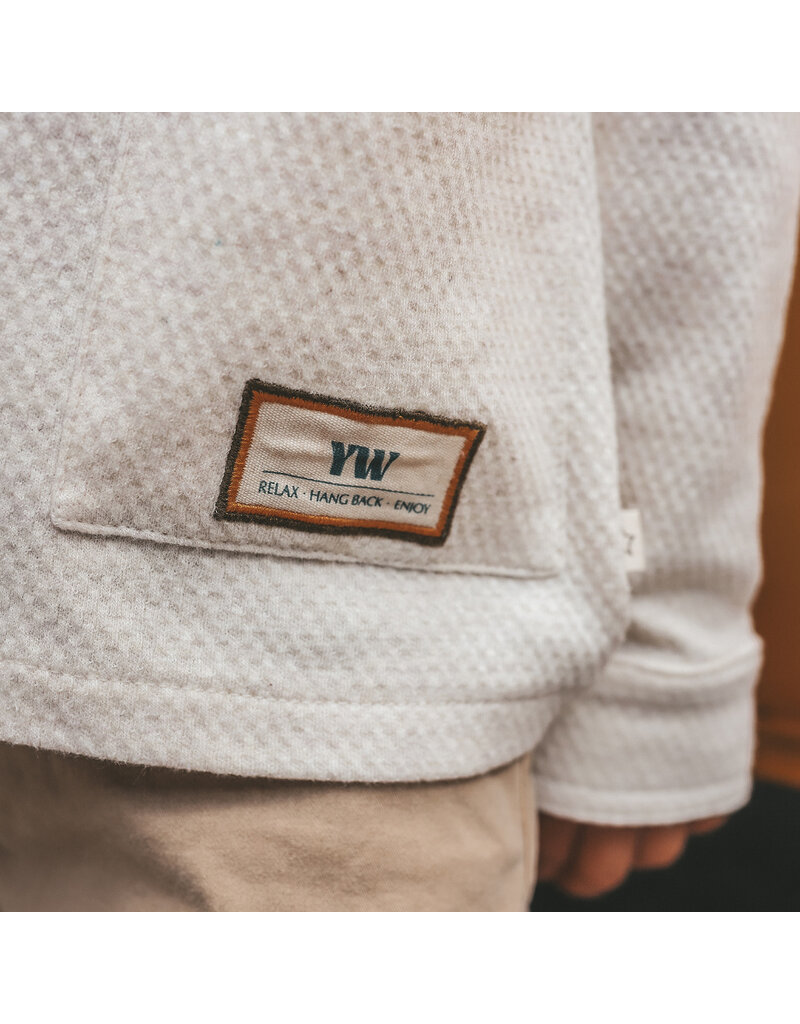 Your Wishes Baby & Peuter kleding Your Wishes jongen  Overshirt - Melange - White Swan