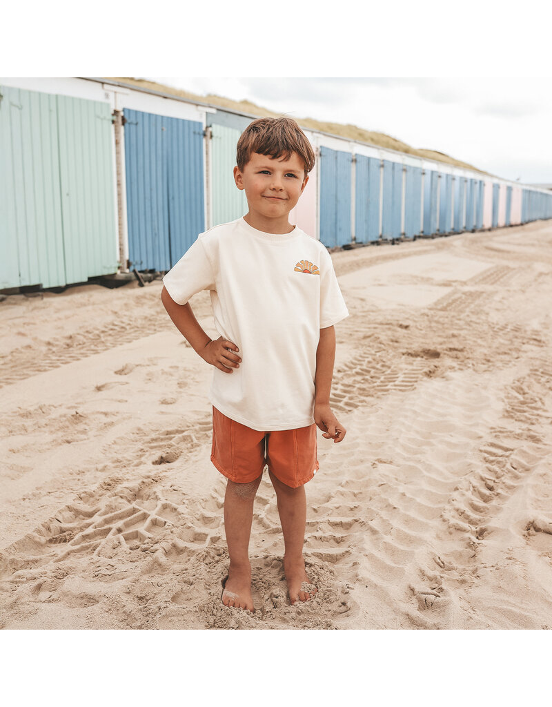 Your Wishes Baby & Peuter kleding Your Wishes T-shirt Oversized - Ocean BLVD - offwhite