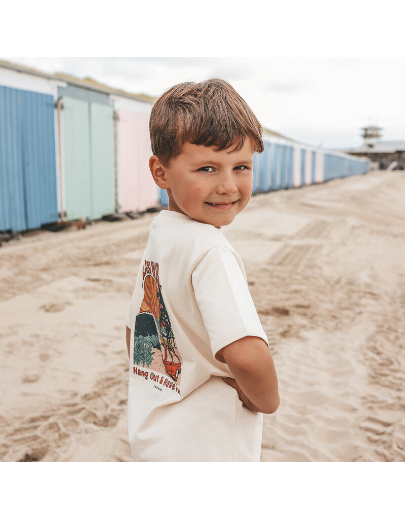 Your Wishes Baby & Peuter kleding Your Wishes T-shirt Oversized - Ocean BLVD - offwhite
