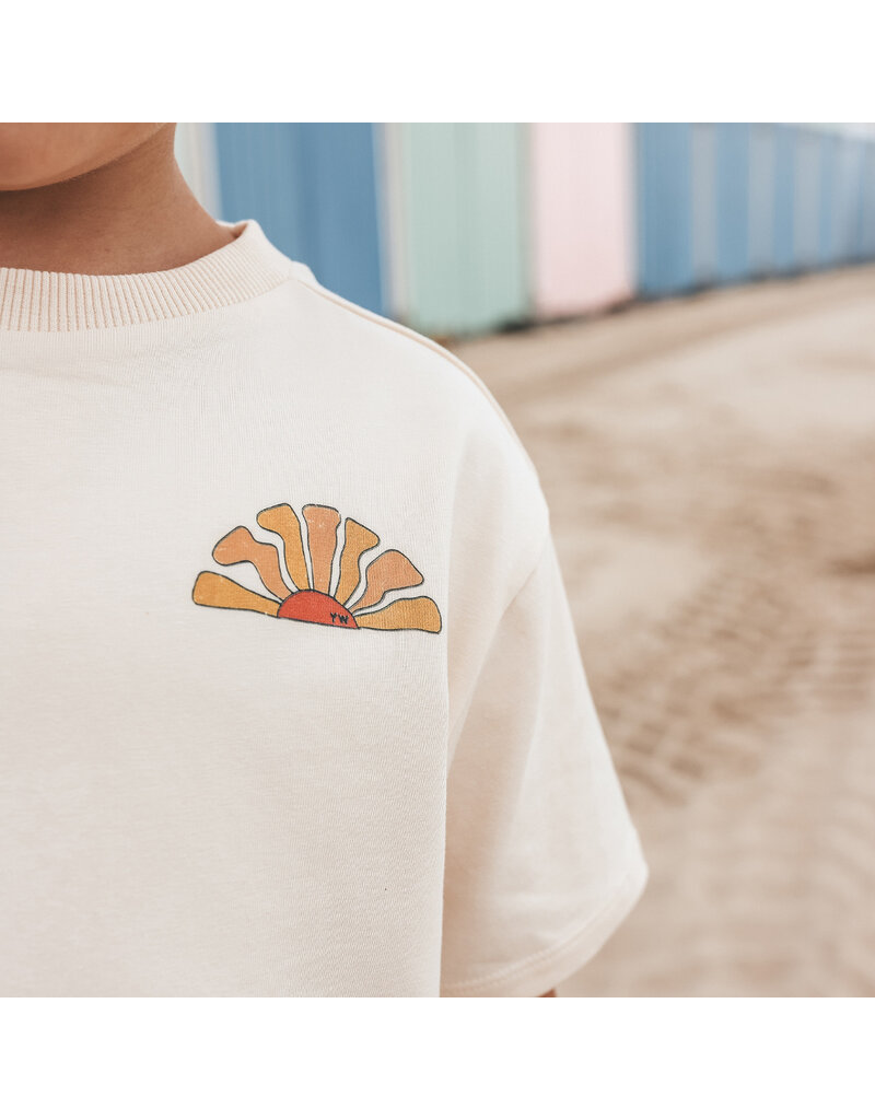 Your Wishes Baby & Peuter kleding Your Wishes T-shirt Oversized - Ocean BLVD - offwhite