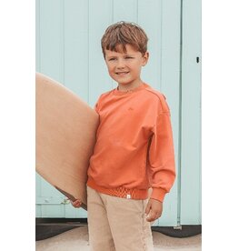 Your Wishes Baby & Peuter kleding Your Wishes Wide Sweater - Garment Dye - sienna