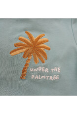 Your Wishes Baby & Peuter kleding Your Wishes T-shirt Oversized - Palmtrees - ocean groen