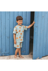 Your Wishes Baby & Peuter kleding Your Wishes T-shirt Oversized - Palms aop - ocean groen