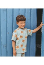 Your Wishes Baby & Peuter kleding Your Wishes T-shirt Oversized - Palms aop - ocean groen