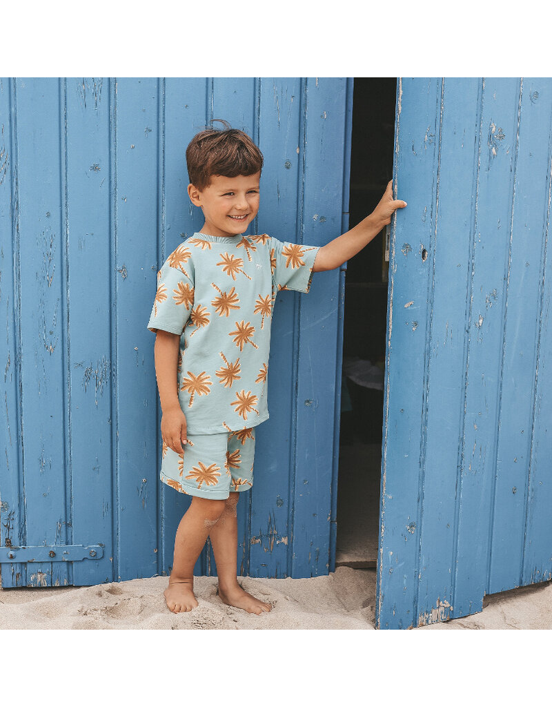 Your Wishes Baby & Peuter kleding Your Wishes Short Relaxed- Palms aop groen