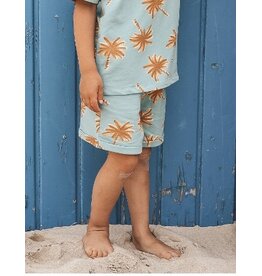 Your Wishes Baby & Peuter kleding Your Wishes jongen Short Relaxed- Palms aop groen