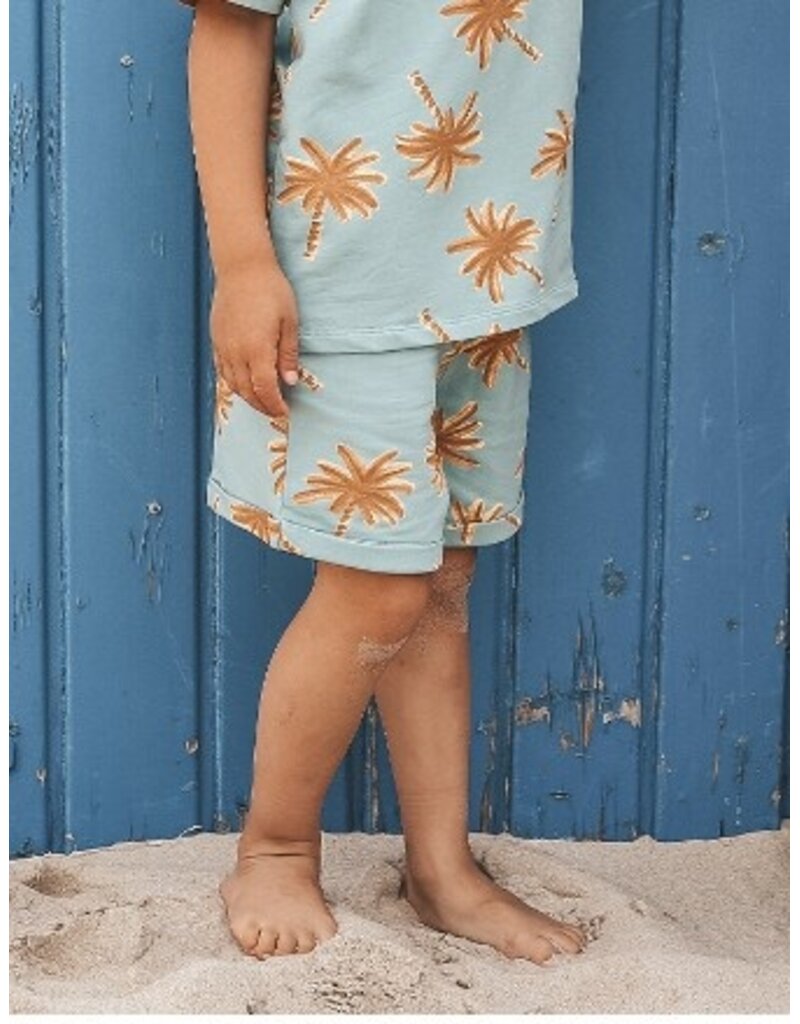 Your Wishes Baby & Peuter kleding Your Wishes Short Relaxed- Palms aop groen