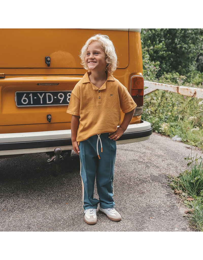 Your Wishes Baby & Peuter kleding Your Wishes jongen Broek Solid - Straight Jogger - Dragonfly