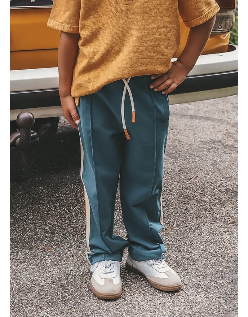 Your Wishes Baby & Peuter kleding Your Wishes jongen Broek Solid - Straight Jogger - Dragonfly