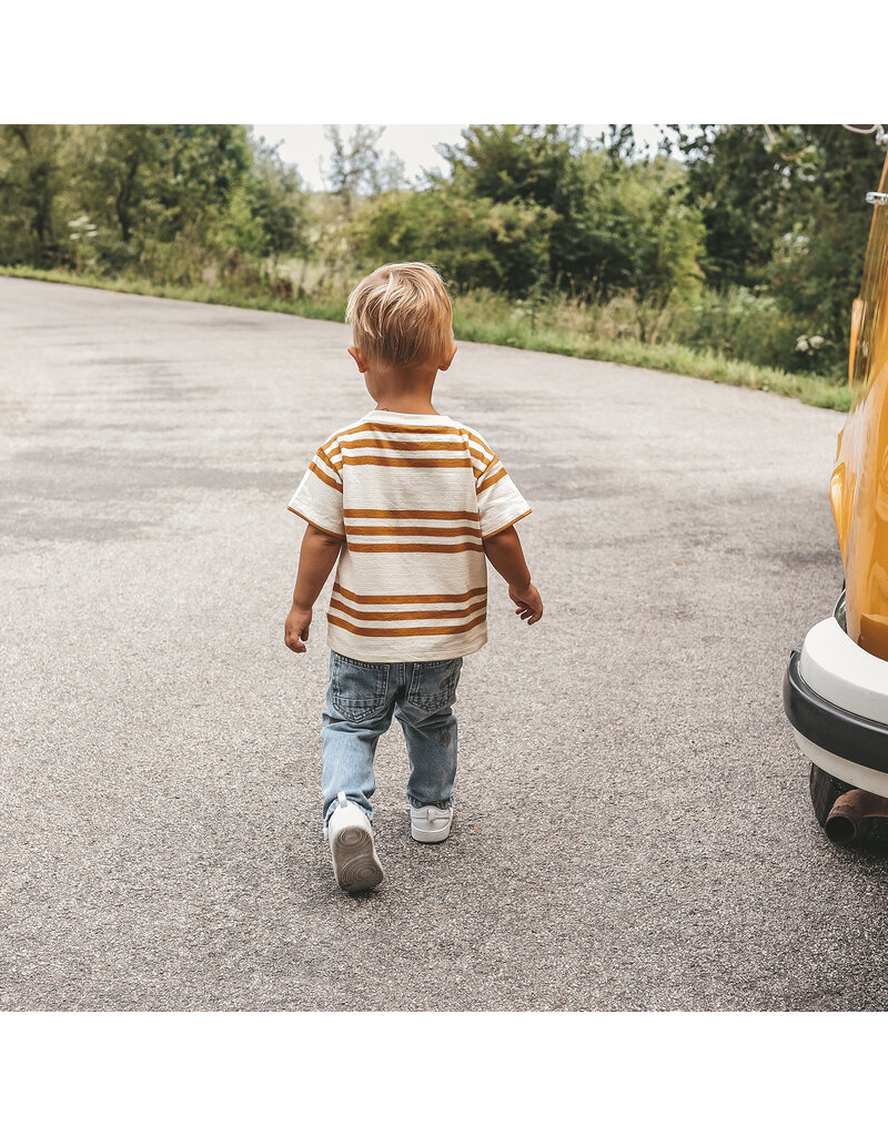 Your Wishes Baby & Peuter kleding Your Wishes jongen T-shirt Oversized - Triad Stripe