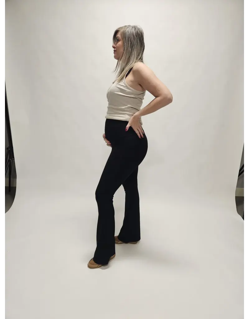 Swan and the People Swan and the People - Flared Pants Zwart