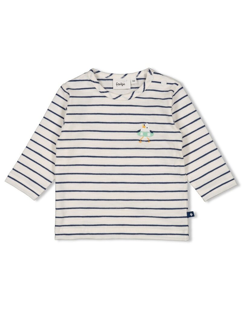 Feetje Baby Feetje Longsleeve streep - Seaside Happiness - offwhite - 51602736