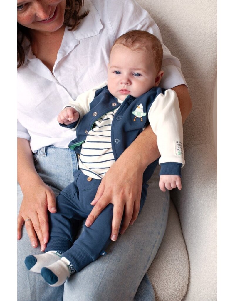 Feetje Baby Feetje Longsleeve streep - Seaside Happiness - offwhite - 51602736
