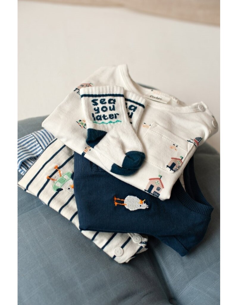 Feetje Baby Feetje T-shirt AOP - Seaside Happiness - offwhite - 51700995