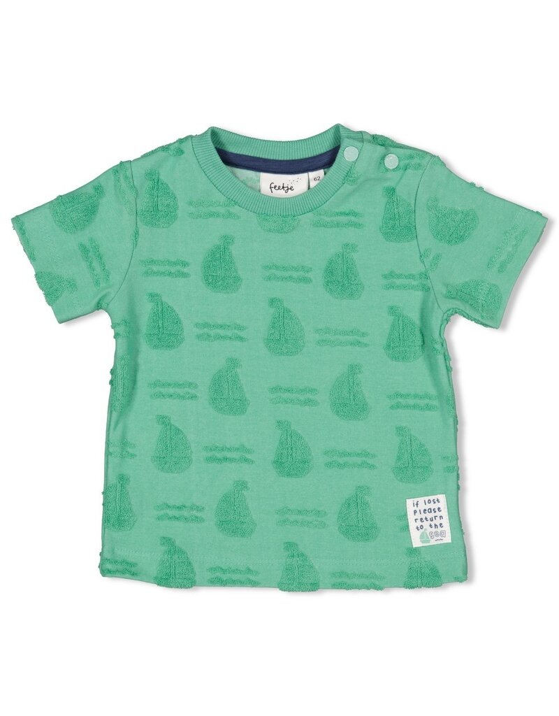 Feetje Baby Feetje T-shirt AOP - Seaside Happiness - groen - 51700996