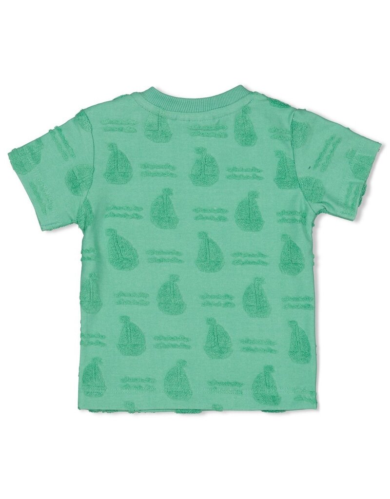 Feetje Baby Feetje T-shirt AOP - Seaside Happiness - groen - 51700996