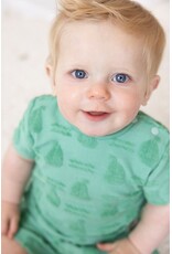 Feetje Baby Feetje T-shirt AOP - Seaside Happiness - groen - 51700996