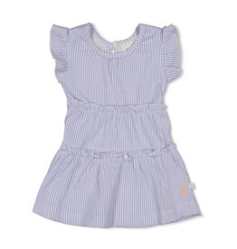 Feetje Baby Feetje Jurk crinkle streep  - Sea La Vie - Lavendel