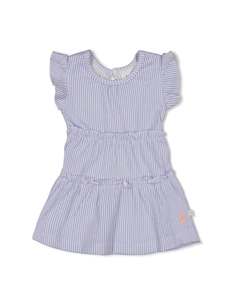 Feetje Baby Feetje Jurk crinkle streep  - Sea La Vie - Lavendel - 51400581