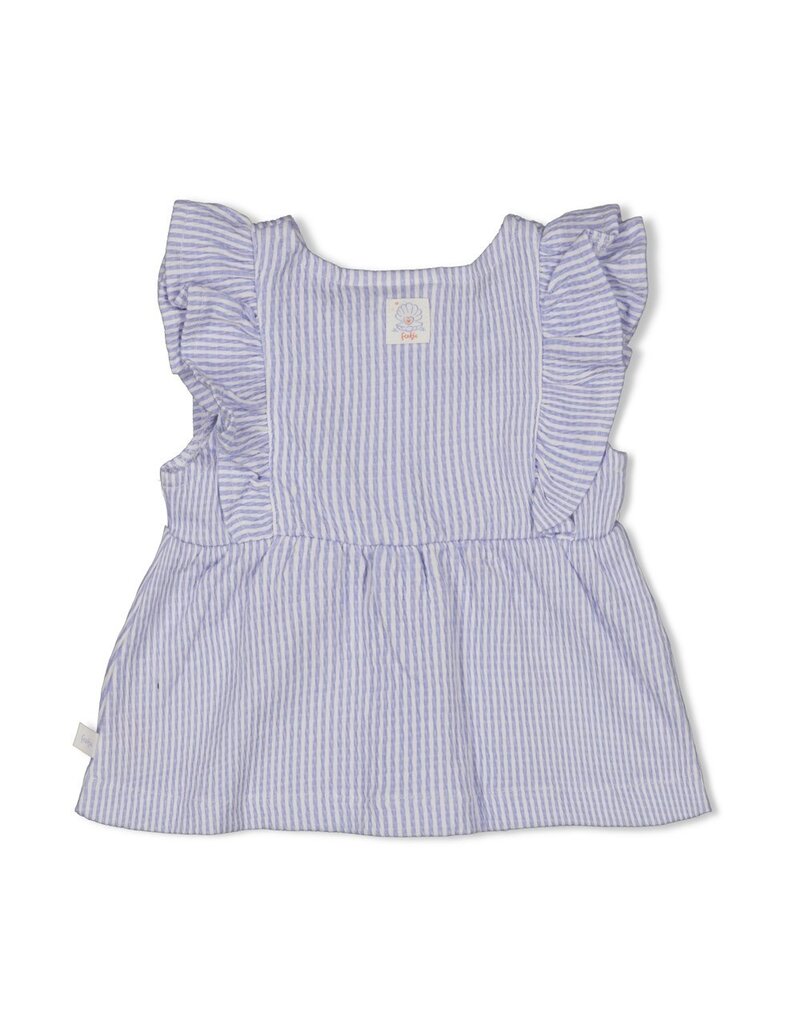 Feetje Baby Feetje Tuniek - crinkle gestreept - Sea La Vie - lavendel 51701004