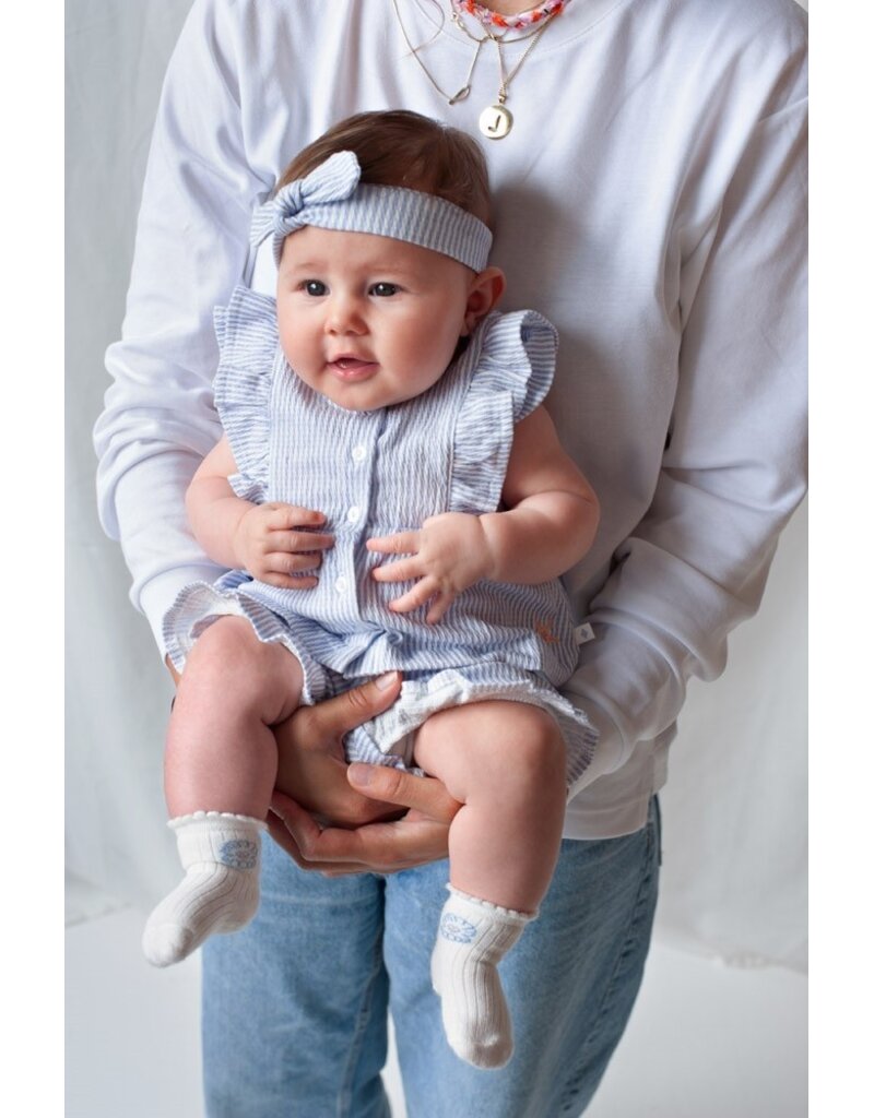 Feetje Baby Feetje Tuniek - crinkle gestreept - Sea La Vie - lavendel 51701004