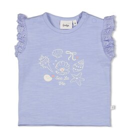 Feetje Baby Feetje meisje T-shirt - Sea La Vie - lavendel