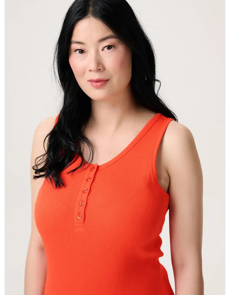 Noppies Noppies Zwangerschapsjurk met voedingsfunctie - Oranje - 6020412 P687