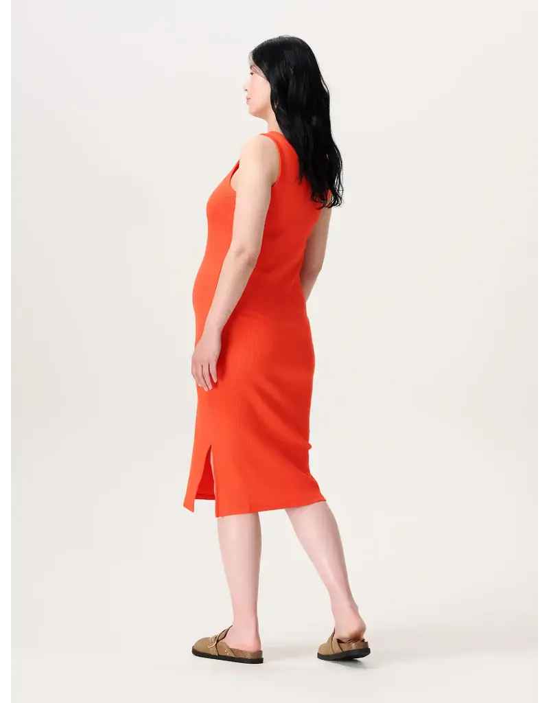 Noppies Noppies Zwangerschapsjurk met voedingsfunctie - Oranje - 6020412 P687