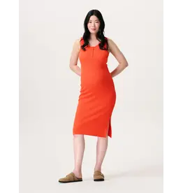 Noppies Noppies Zwangerschapsjurk met voedingsfunctie - Oranje