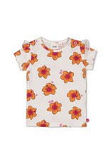 Feetje Baby Feetje T-shirt AOP - Love Peace Aloha - Wit - 51701010