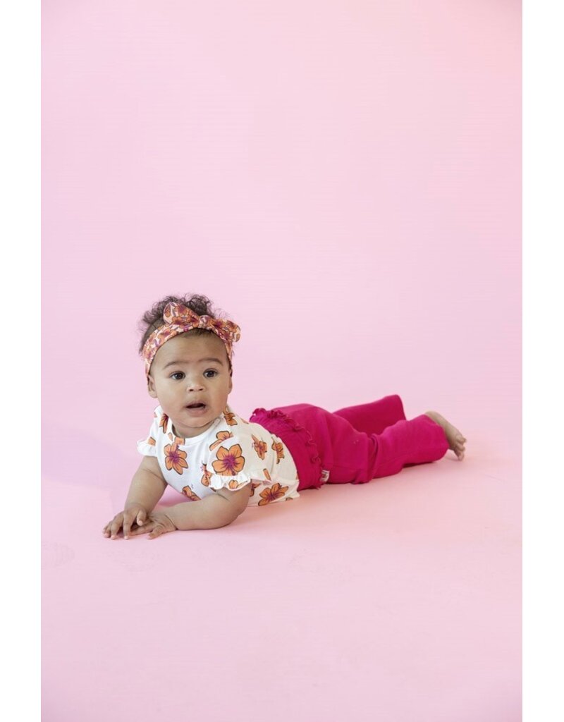 Feetje Baby Feetje T-shirt AOP - Love Peace Aloha - Wit - 51701010