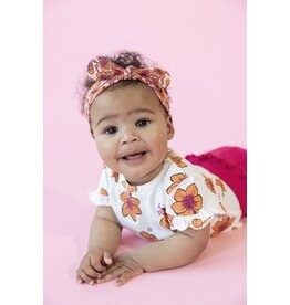 Feetje Baby Feetje T-shirt AOP - Love Peace Aloha - Wit