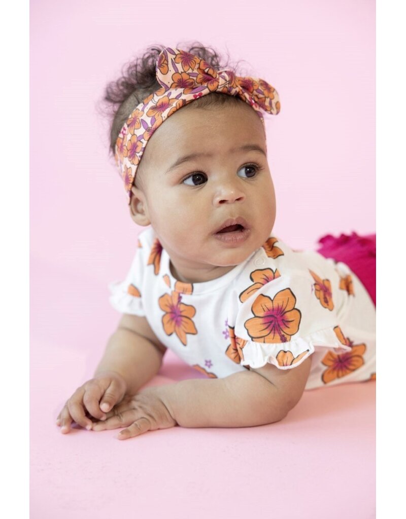 Feetje Baby Feetje T-shirt AOP - Love Peace Aloha - Wit - 51701010