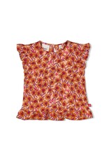 Feetje Baby Feetje T-shirt AOP - Love Peace Aloha - perzik- 51701013