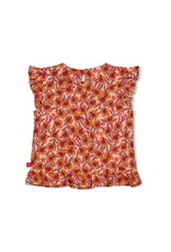 Feetje Baby Feetje T-shirt AOP - Love Peace Aloha - perzik- 51701013