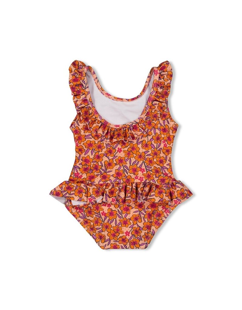 Feetje Baby Feetje Badpak AOP - Love Peace Aloha - Perzik  - 53200056