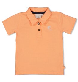 Feetje Baby Feetje Polo printed - Lagoon Legends - Neon Oranje