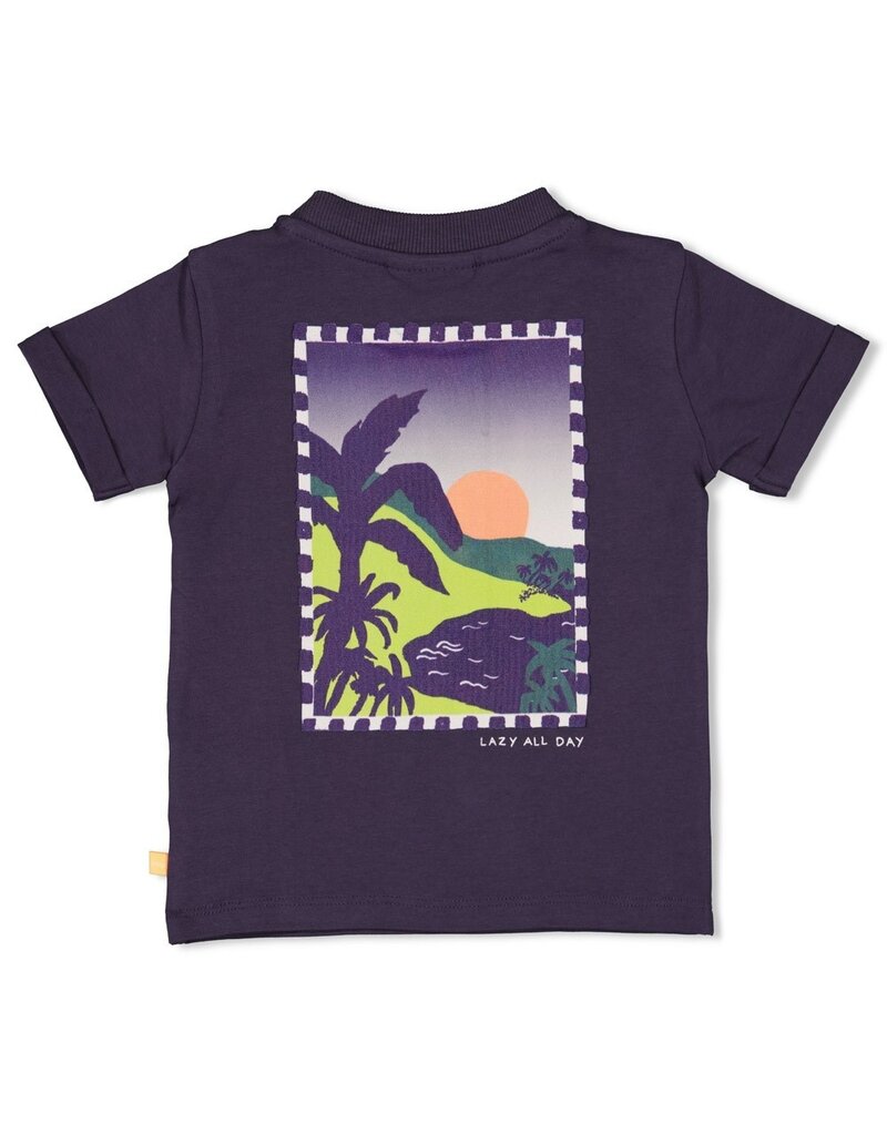 Feetje Baby Feetje T-shirt printed - Lagoon Legends - Indigo 51701037