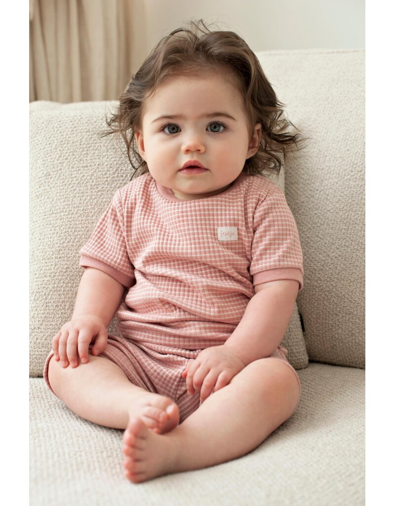 Feetje Baby Feetje Pyjama Shortama wafel - Summer Special - Mauve