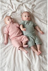 Feetje Baby Feetje Pyjama Shortama wafel - Summer Special - Zeegroen