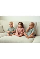 Feetje Baby Feetje Pyjama Shortama wafel - Summer Special - Zeegroen