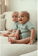 Feetje Baby Feetje Pyjama Shortama wafel - Summer Special - Zeegroen